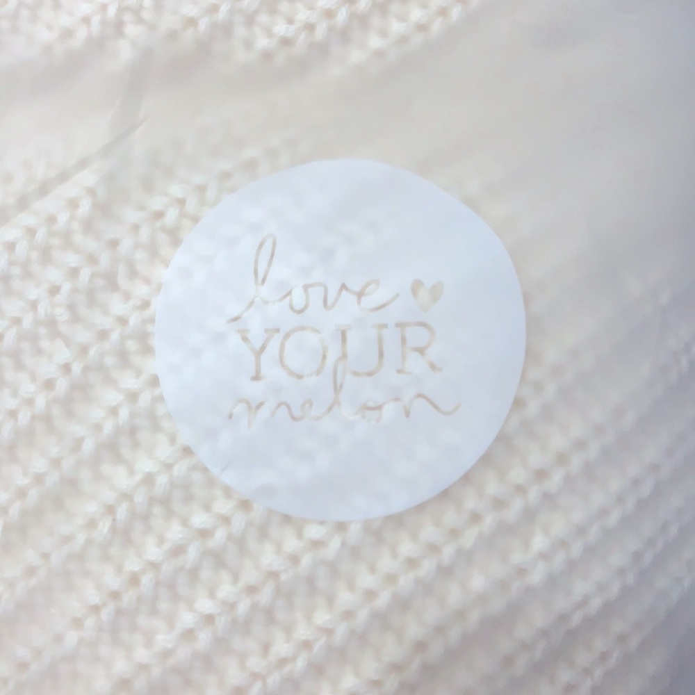 LOVE YOUR MELON knit shawl